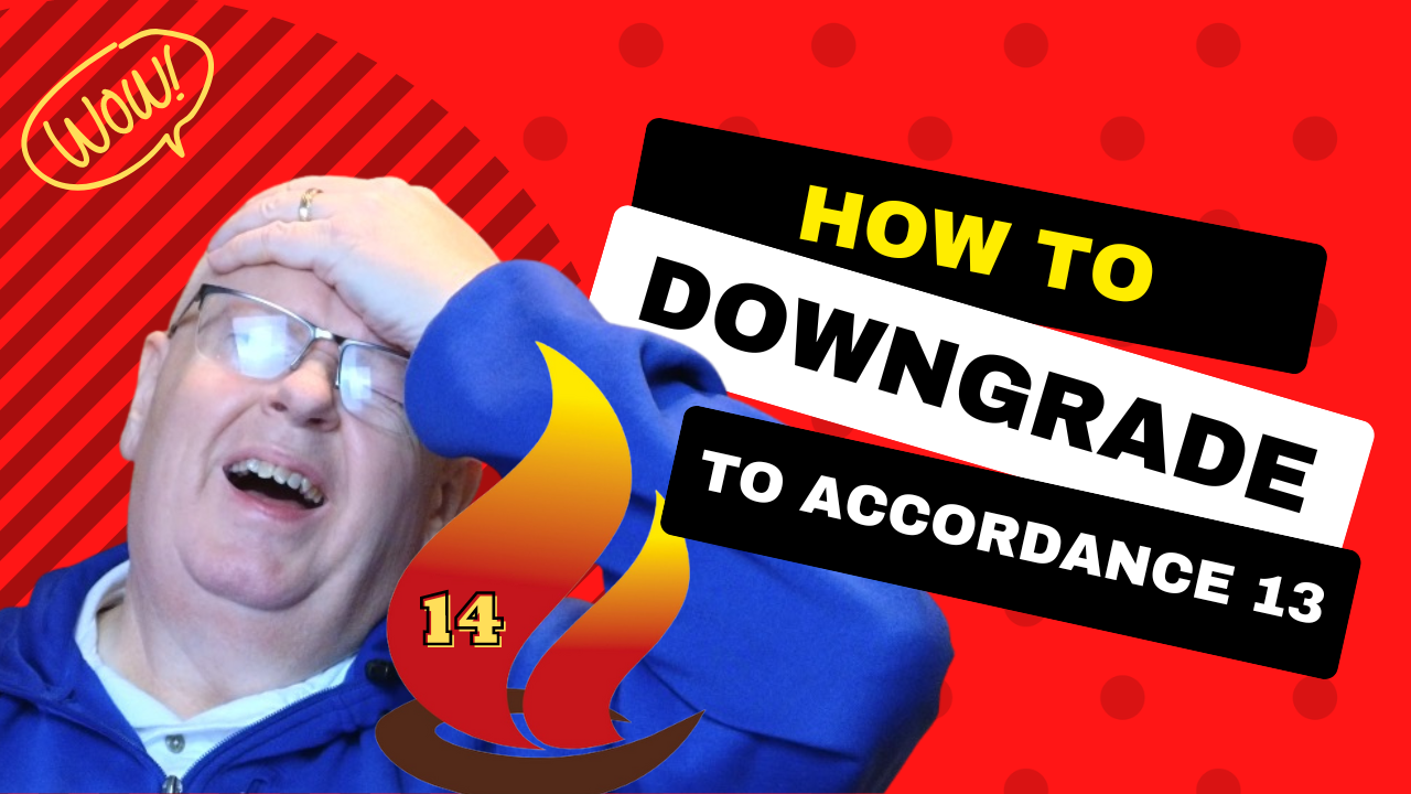 How to Downgrade from Accordance 14 to Accordance 13